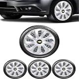 Jogo 4 Calotas Esportiva Velox Prata Aro 13 Chevr Celta Corsa Wind Hatch Super Kadet