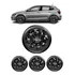 Jogo 4 Calotas Vw Gol Voyage Fox Saveiro  Polo Virtus Aro 15
