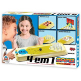 Jogo 4 Em 1 Jogo Da Velha Boliche Basketball Argolas Braskit