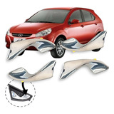 Jogo 4 Reparo Puxador Porta Jac J3 2011 2012 2013 2014 2015