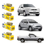 Jogo 4 Velas De Ignição Ford Ka Fiesta 1 0 Endura Gasolina