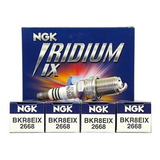 Jogo 4 Velas Ngk Iridium Fria