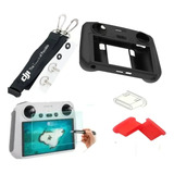 Jogo 5 Capa Dji Rc2 Mini4 Pro Correia Película Tampa Plug