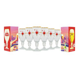 Jogo 6 Cálices Stella Artois Oficial 400ml Edição Limitada Cor Transparente