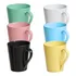 Jogo 6 Caneca Tulipa Café Chá Porcelana 250ml Colorida