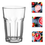 Jogo 6 Copos Bristol 350ml Água Suco Vitamina Bebidas Cor Transparente