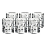 Jogo 6 Copos De Cristal Para Whisky 310 Ml Forest L hermitage