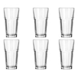Jogo 6 Copos Gibraltar Lotusglass Alto De Vidro 285ml