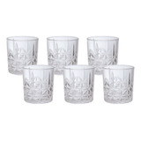 Jogo 6 Copos Para Whisky 320ml Relevo Luxo Copo De Whisky