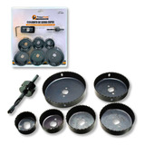 Jogo 6 Serra Copo Madeira Chave Allen 51 60 64 70 76 89mm