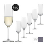 Jogo 6 Taças Champagne Cristal Banquet 210ml Schott Zwiesel Cor Cristal Made In Germany