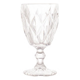 Jogo 6 Taças De Vidro 325ml Diamond Lyor 6473