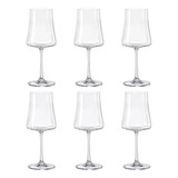 Jogo 6 Taças De Vinho Xtra 360ml Cristal Bohemia Sommelier