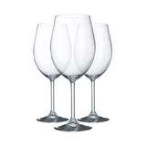 Jogo 6 Taças Vinho Tinto Em Cristal Bohemia 580ml Titanium