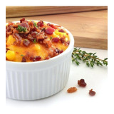 Jogo 6 Tijela Ramequim Porcelana Gourmet Ramekin 190 Ml