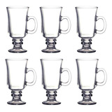 Jogo 6 Xícaras Taça Caneca Café Chocolate Capuccino 250ml