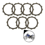 Jogo 7 Disco Embreagem Yamaha Xt 660r 2005 2006 2007 Eis