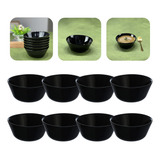 Jogo 8 Bowls Preto Opaline Flare 250ml Sobremesa Ha skraft