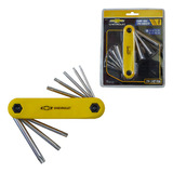 Jogo 8 Chaves Torx Tipo Canivete T9 A T40 Gm Chevrolet