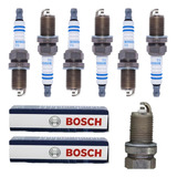 Jogo 8 Velas Ignição Honda Civic Wrv Fit 1 4 2003 2004 Bosch