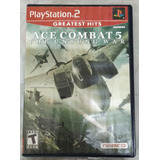 Jogo Ace Combat 5 Playstation 2 Midia Fisica Original