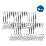 Jogo Aço Inox 36 Garfo Mesa Churrasco Premium Continental
