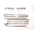 Jogo Adesivo Cbx 750f  Ano 1989 Branco   Garciajapanbike