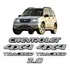 Jogo Adesivo Chevrolet Tracker 4x4 2 0 Resinado Trk01 Ck Cor Prata