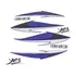 Jogo Adesivo Suzuki Yes 125 2008 Azul  Garciajapanbike