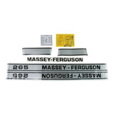 Jogo Adesivo Trator Mf Massey Fergusun 265 Decalque Faixa