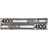 Jogo Adesivos Decalque Agrale 4100 Antigo