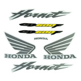 Jogo Adesivos Kit Faixa Hornet 2006 Preta Completo