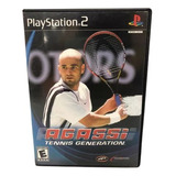 Jogo Agassi Tennis Generation Original Ps2 Completo Usado