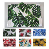 Jogo Americano Jacquard Estampado Dupla Face 45x30 4 Peças