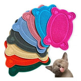 Jogo Americano Pet Tapete Para Comedouro Gatos Ração Água Cor Verde limão