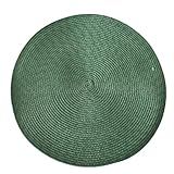 Jogo Americano Redondo Kit 6 Peças Verde 04 