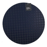 Jogo Americano Redondo Paramount Premium Cube Navy 38 Cm - C