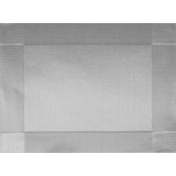 Jogo Americano Retangular Colore Prateado 45x30cm 4 Lugares