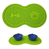 Jogo Americano Tapete Pvc Cão Gato Comedouro Capacho Pet