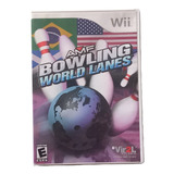  Jogo Amf Bowling World Lanes - Wii Americano Original 