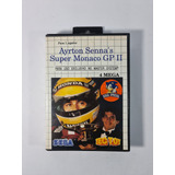 Jogo Ayrton Senna's Super Monaco Gp 2 Master System Na Caixa