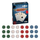 Jogo Baralho Com 24 Fichas Cartas Pocker Art Game