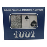 Jogo Baralho Copag 1001 Duplo Plástico 110 Cartas Oferta Cor Do Dorso Vermelho preto Idioma Pt br