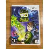 Jogo Ben 10 Alien Force Original Nintendo Wii Fisíca