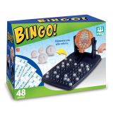 Jogo Bingo Loto C 48 Cartelas E Globo Giratório 90 Bolinhas