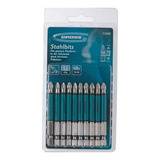 Jogo Bits Ponteira P Parafusadeira Ph2 X 70mm C 10un Gross