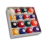 Jogo Bolas De Sinuca Numeradas 54mm Com Branca De 58mm