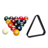 Jogo Bolas De Sinuca Profissional Faixada 54mm Triângulo