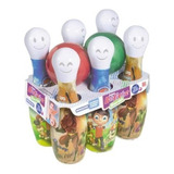 Jogo Boliche Plástico Super Bolichão Infantil Brinquedo 8pçs