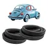 Jogo Borracha Vidro Lateral Traseiro Fixo Fusca Para Friso